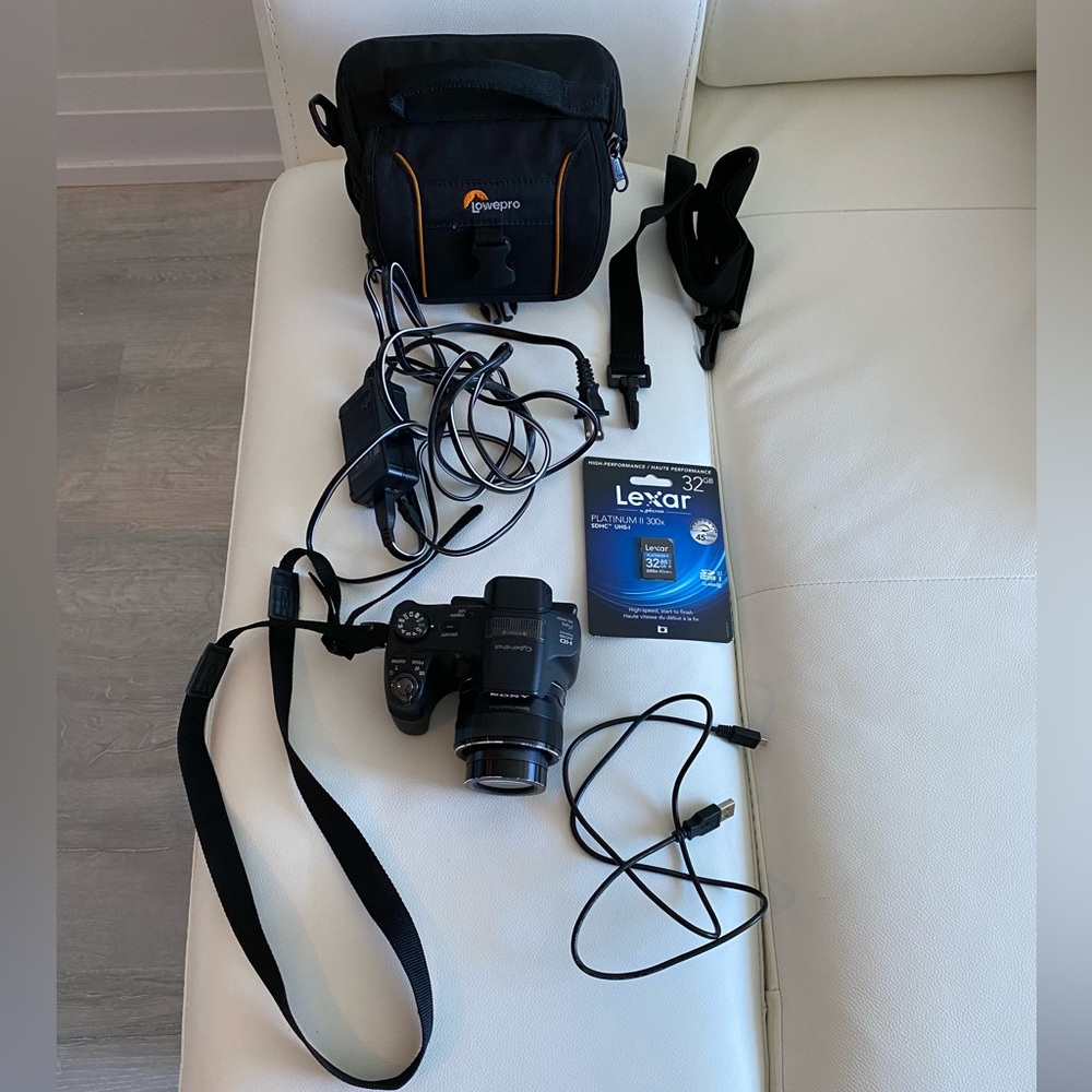 Sony sybershot handycam.